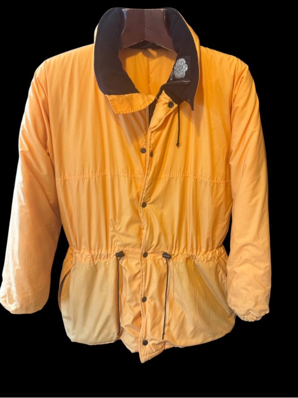 Kanuk yellow Drawstring Waist Parka Jacket - size L in great condition